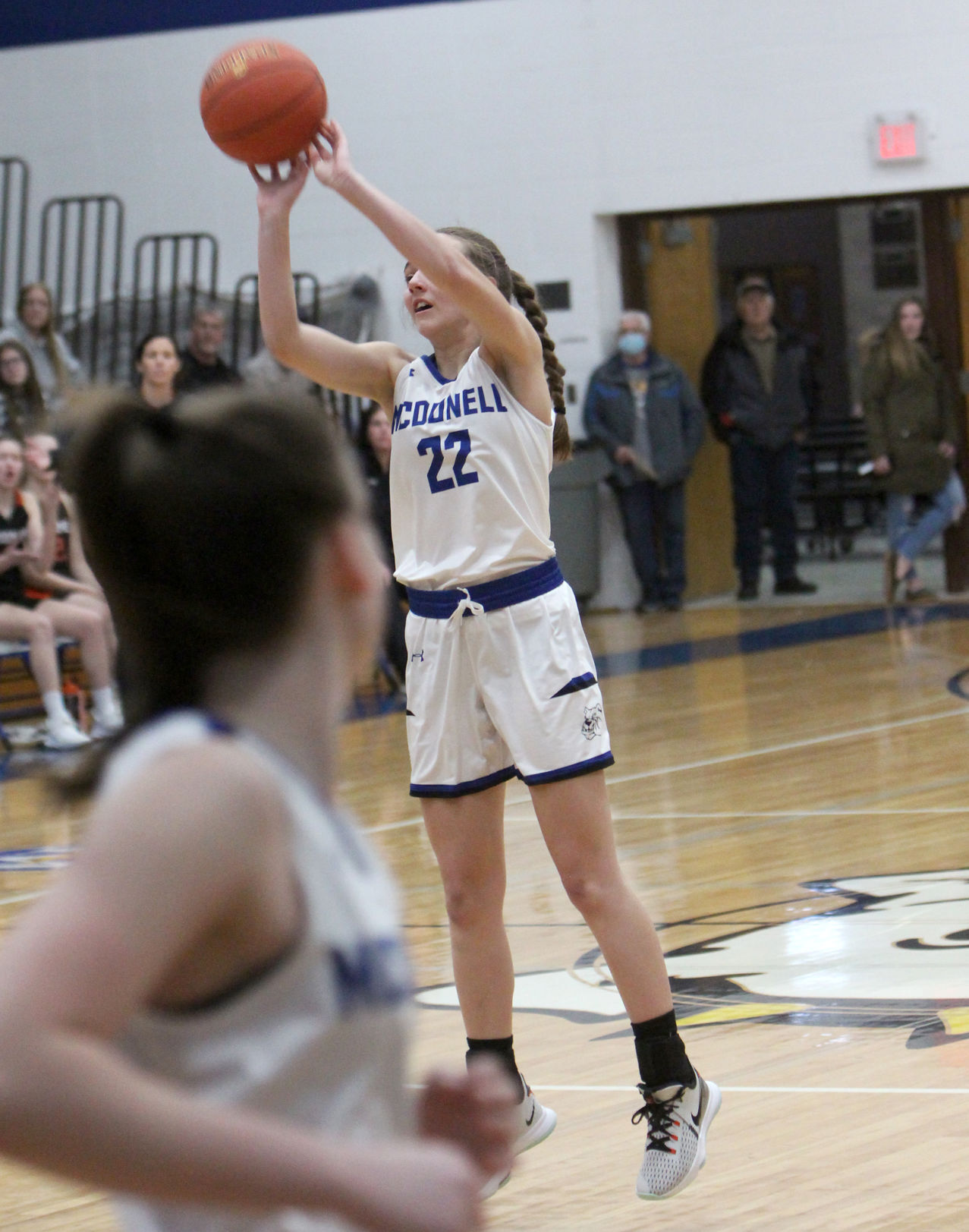 Bloomer at McDonell girls basketball 1-22-22